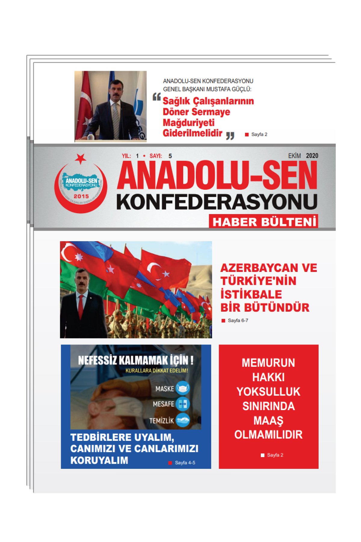 ANADOLU-SEN KONFEDERASYONU HABER BÜLTENİ - SAYI5